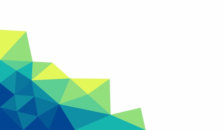 Vector gratuito fondo bajo poli geométrico verde diseño moderno abstracto