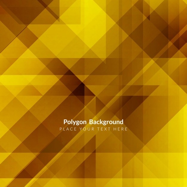 Vector gratuito fondo poligonal amarillo y marrón