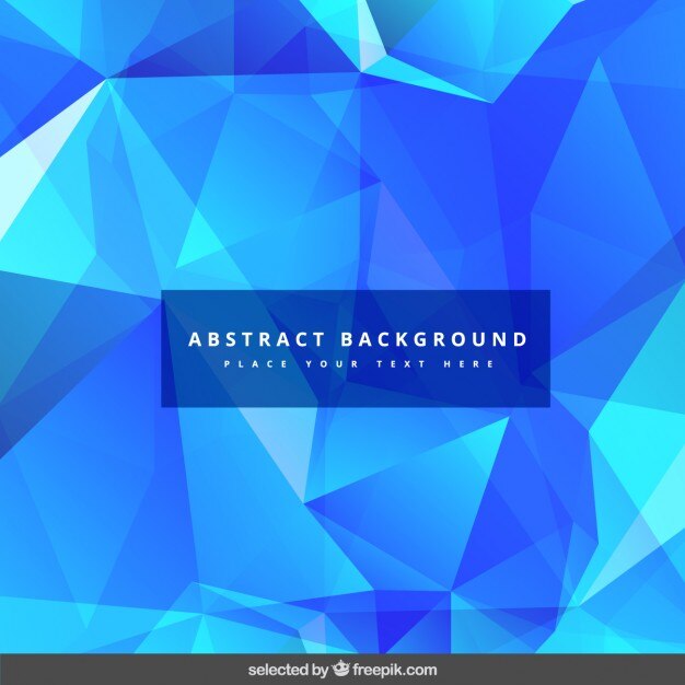 Fondo poligonal Azul