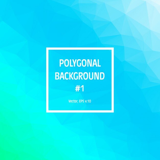 Fondo poligonal azul