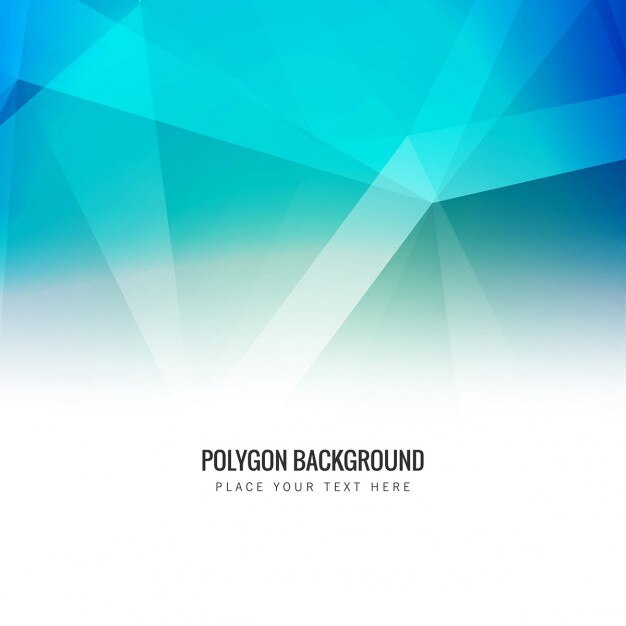 Fondo poligonal azul