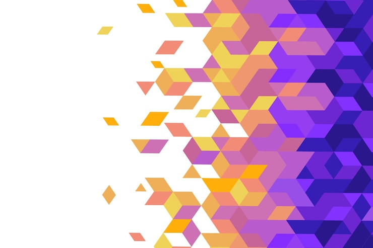 Vector gratuito fondo poligonal de diseño plano
