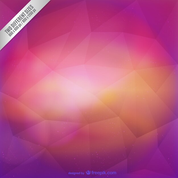 Fondo poligonal fucsia