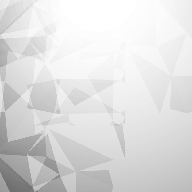 Fondo polígonal gris