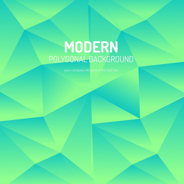 Fondo poligonal moderno