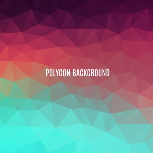 Fondo poligonal multicolor