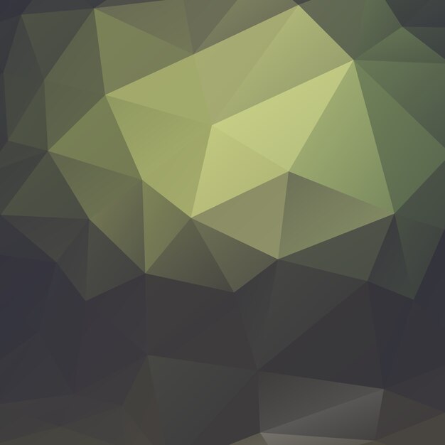 Fondo poligonal oscuro de mosaico