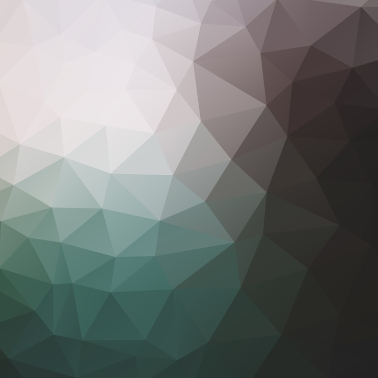 Vector gratuito fondo poligonal oscuro de triangulos