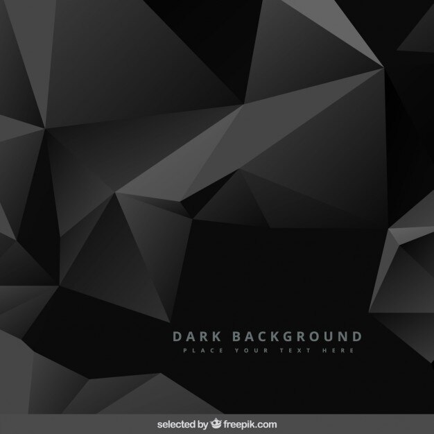 Fondo poligonal oscuro