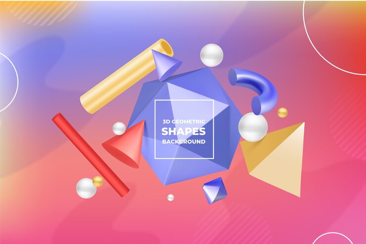 Vector gratuito fondo poligonal realista