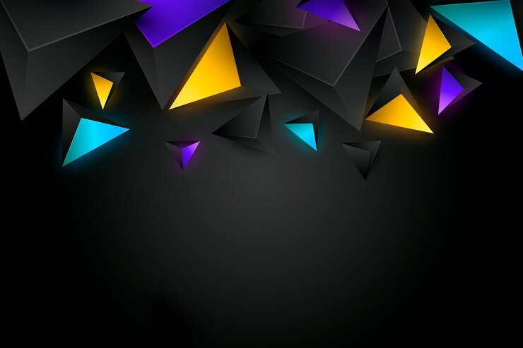 Vector gratuito fondo poligonal realista