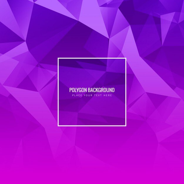 Fondo poligonal rosa