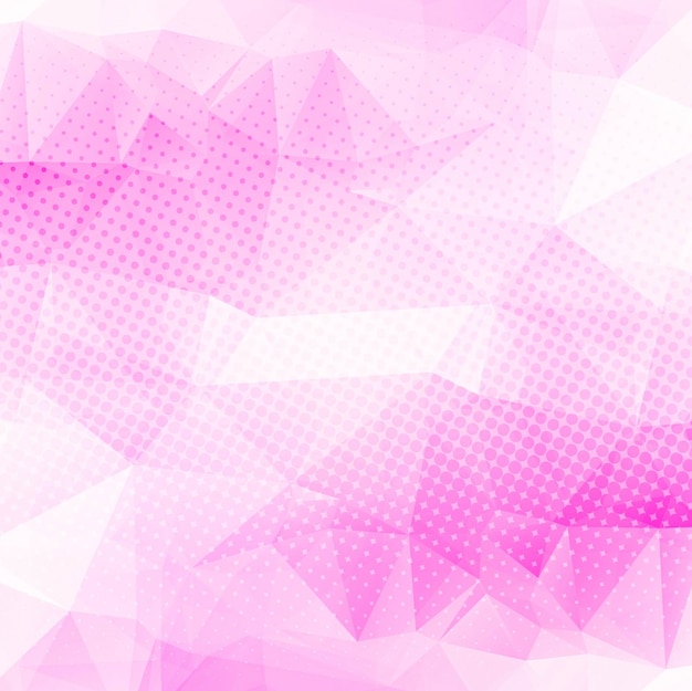 Fondo poligonal rosa
