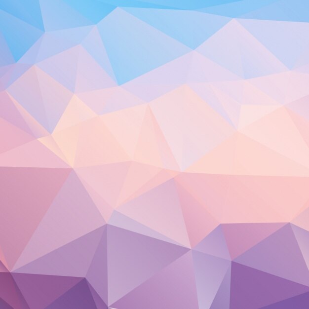 Fondo poligonal rosa