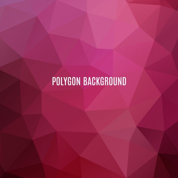 Vector gratuito fondo poligonal rosado
