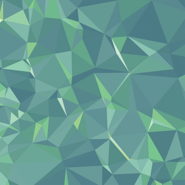 Fondo poligonal verde