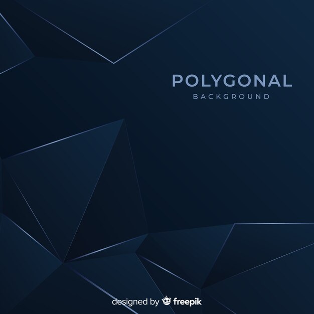 Fondo poligonal