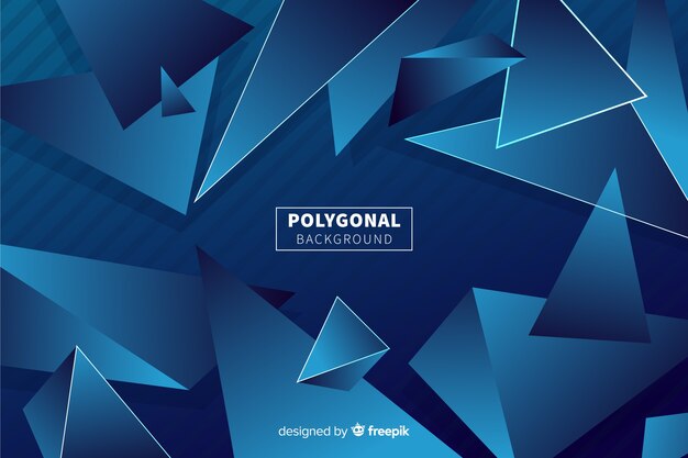 Fondo poligonal