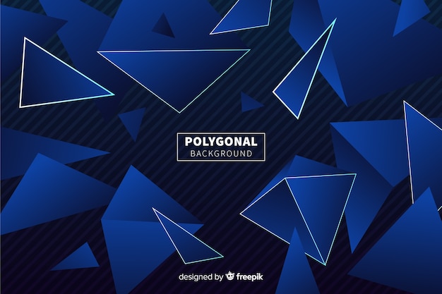 Fondo poligonal