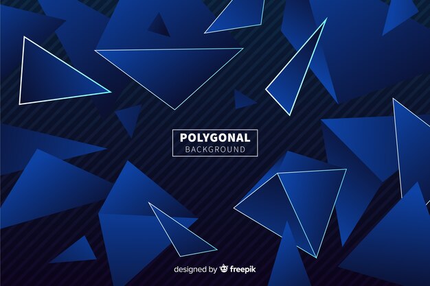 Fondo poligonal