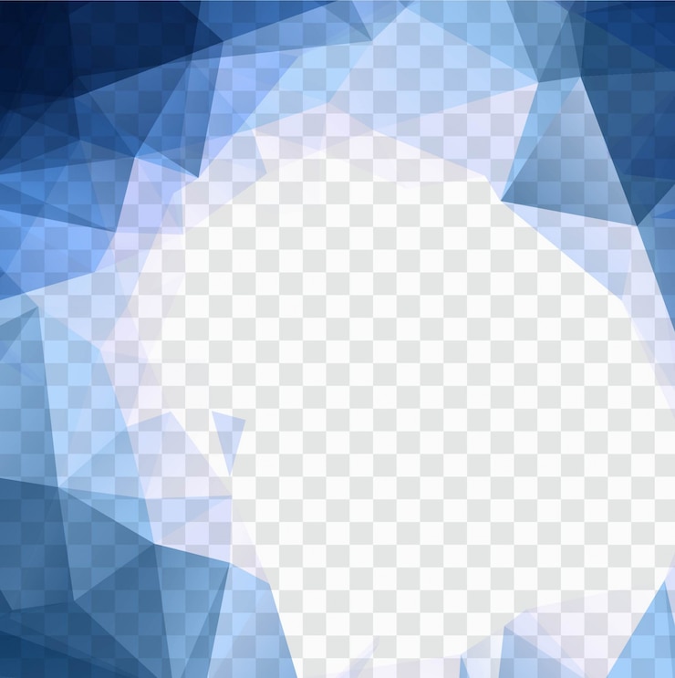 Vector gratuito fondo de polígono azul
