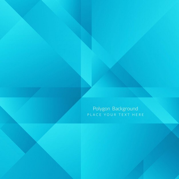 Fondo polígono azul