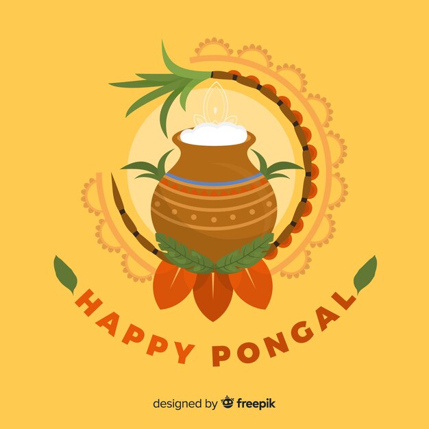 Fondo de pongal plano