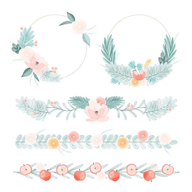 Fondo de primavera acuarela