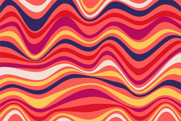 El fondo psicodélico y groovy