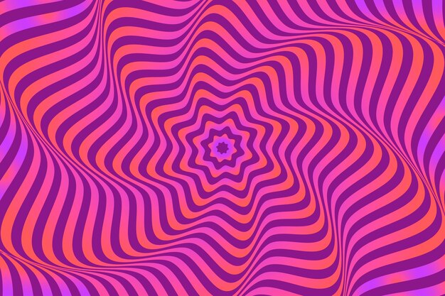 El fondo psicodélico y groovy