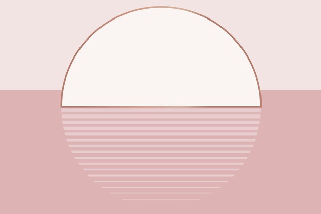 Fondo de puesta de sol rosa desnuda estética