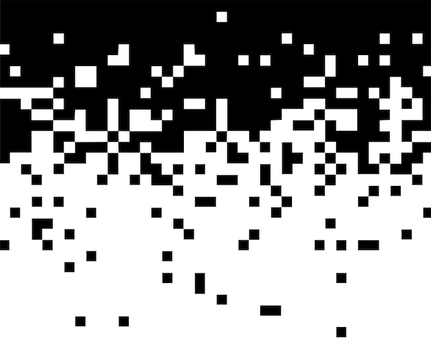 Fondo punteado de patrón de píxeles de estilo retro con efecto de trama de semitonos