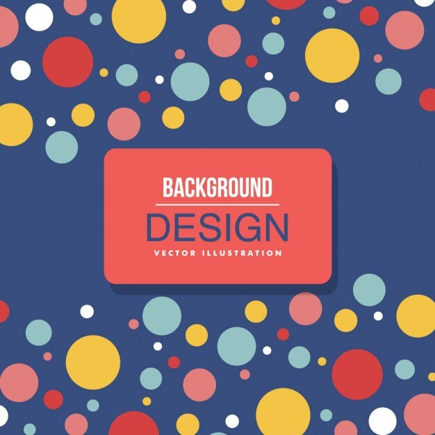 Fondo con puntos de colores