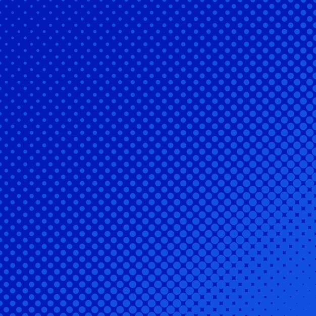 Fondo con puntos de semitono azul oscuro