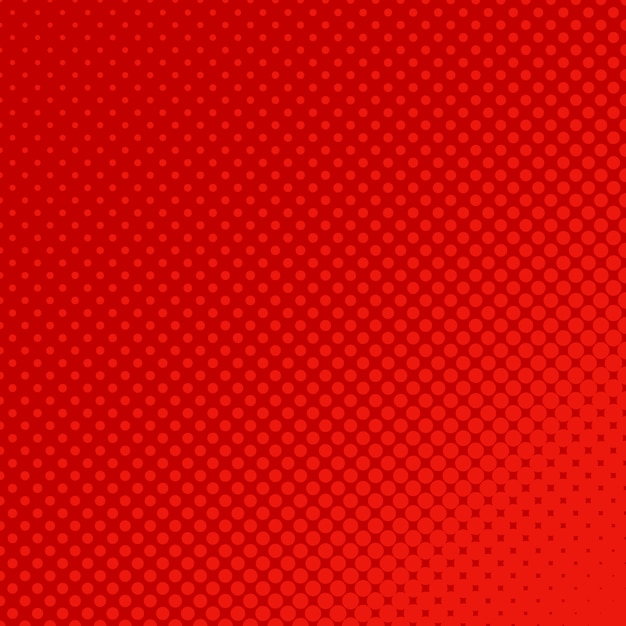 Fondo con puntos de semitono rojos