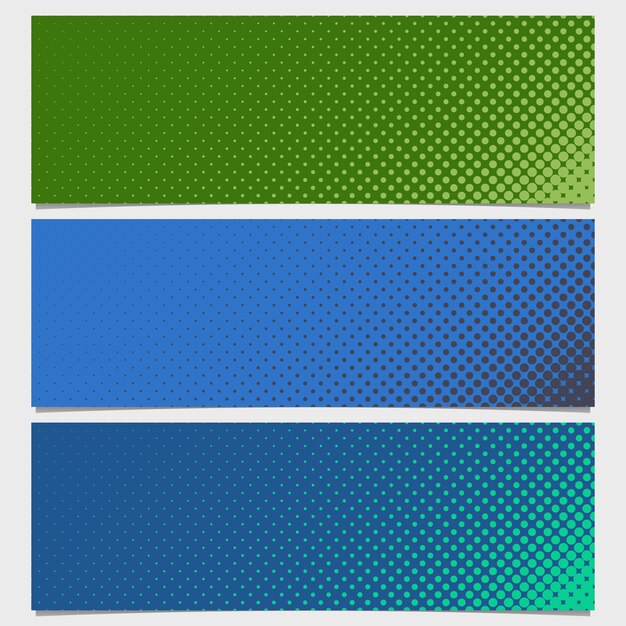 Fondo con puntos verdes y azules de semitono