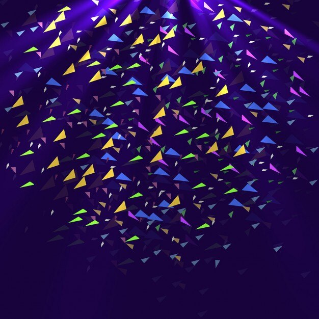 Fondo púrpura del confeti