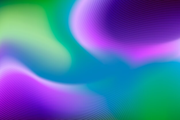 Fondo púrpura y verde con gradiente