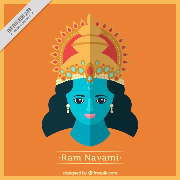Fondo de ram navami fantástico