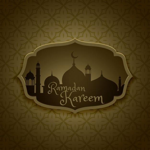 Fondo de ramadan vintage