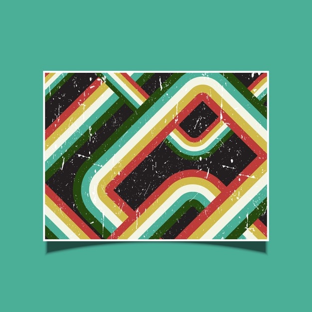 Vector gratuito fondo de rayas grunge retro