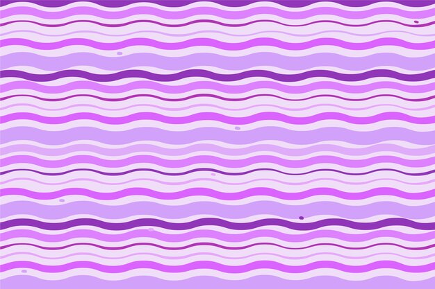 Fondo de rayas púrpura de diseño plano