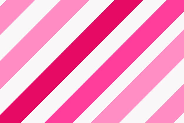 Fondo de rayas rosa, patrón de colores, vector de diseño lindo