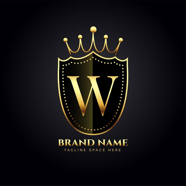 Fondo real y elegante con el logotipo W para tarjetas de visita