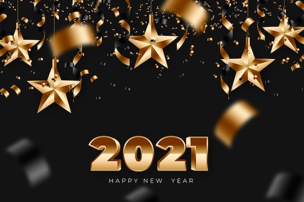Fondo realista año nuevo 2021