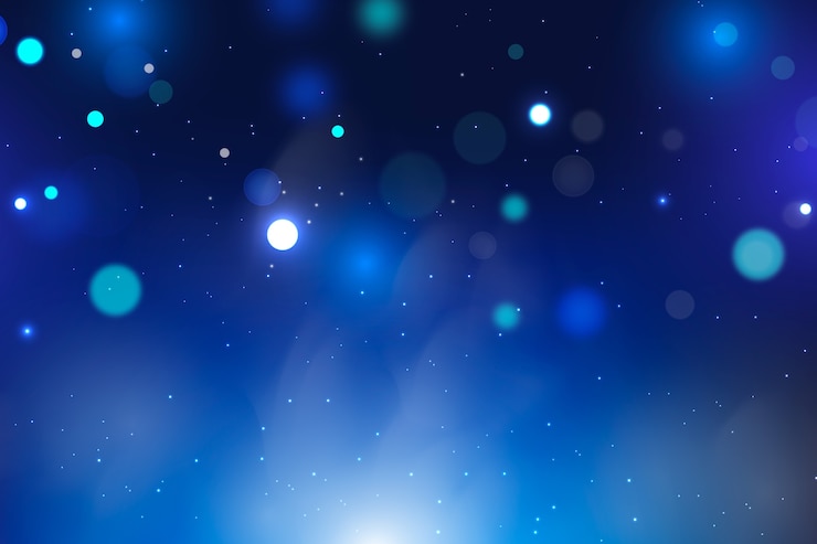 Vector gratuito fondo realista de brillo azul marino