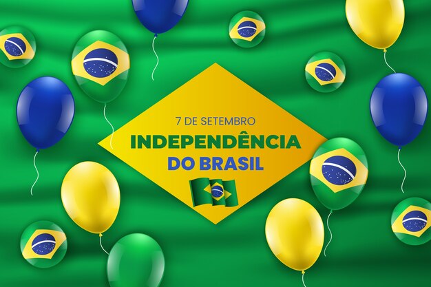 Fondo realista para la celebración del 7 de septiembre.