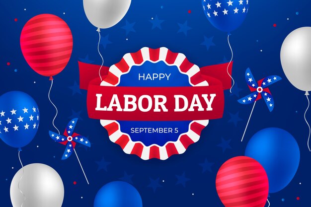 Fondo realista para la celebración del día del trabajo