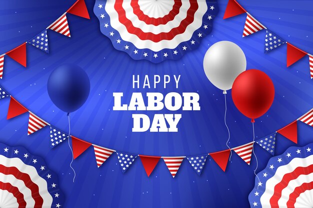 Fondo realista para la celebración del día del trabajo