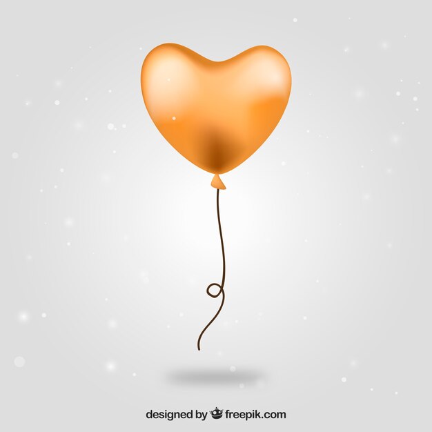 Fondo realista de corazón para san valentin